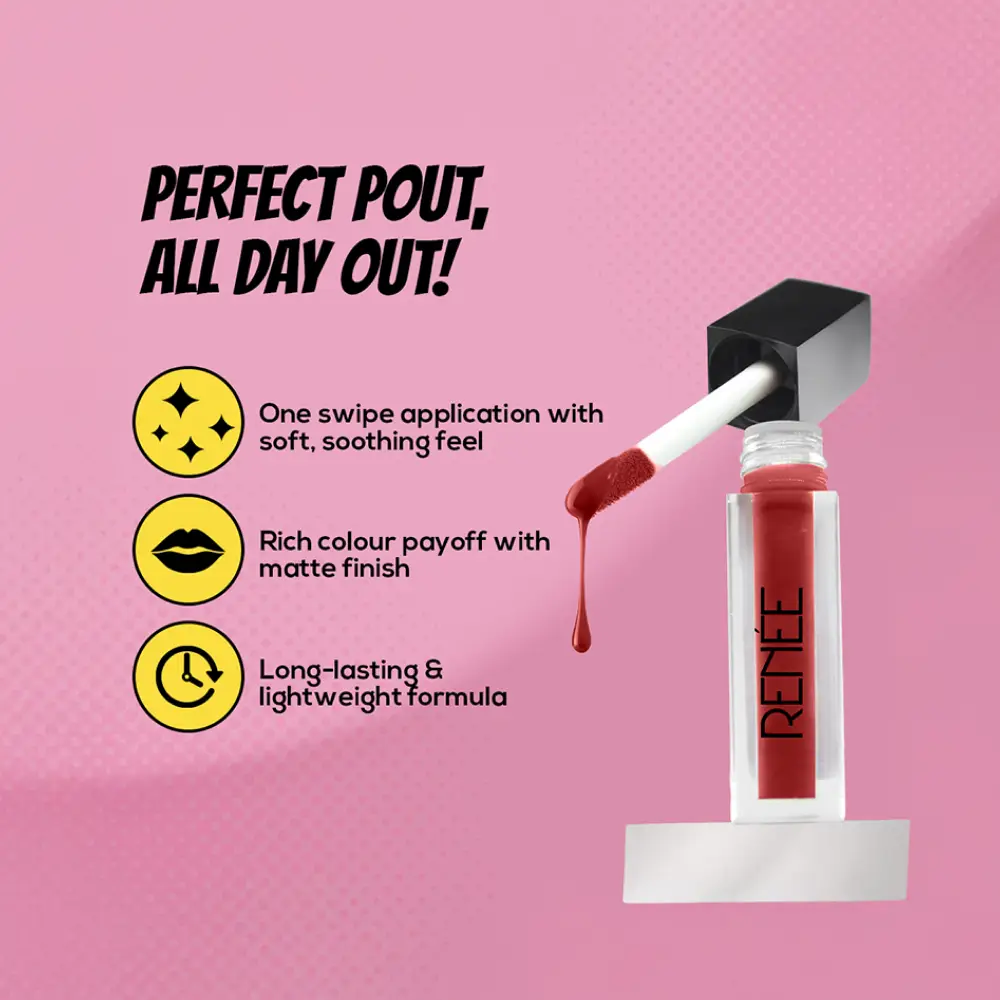 Swagly-renee Everyday Quick Stay Lipstick (Red Hour)